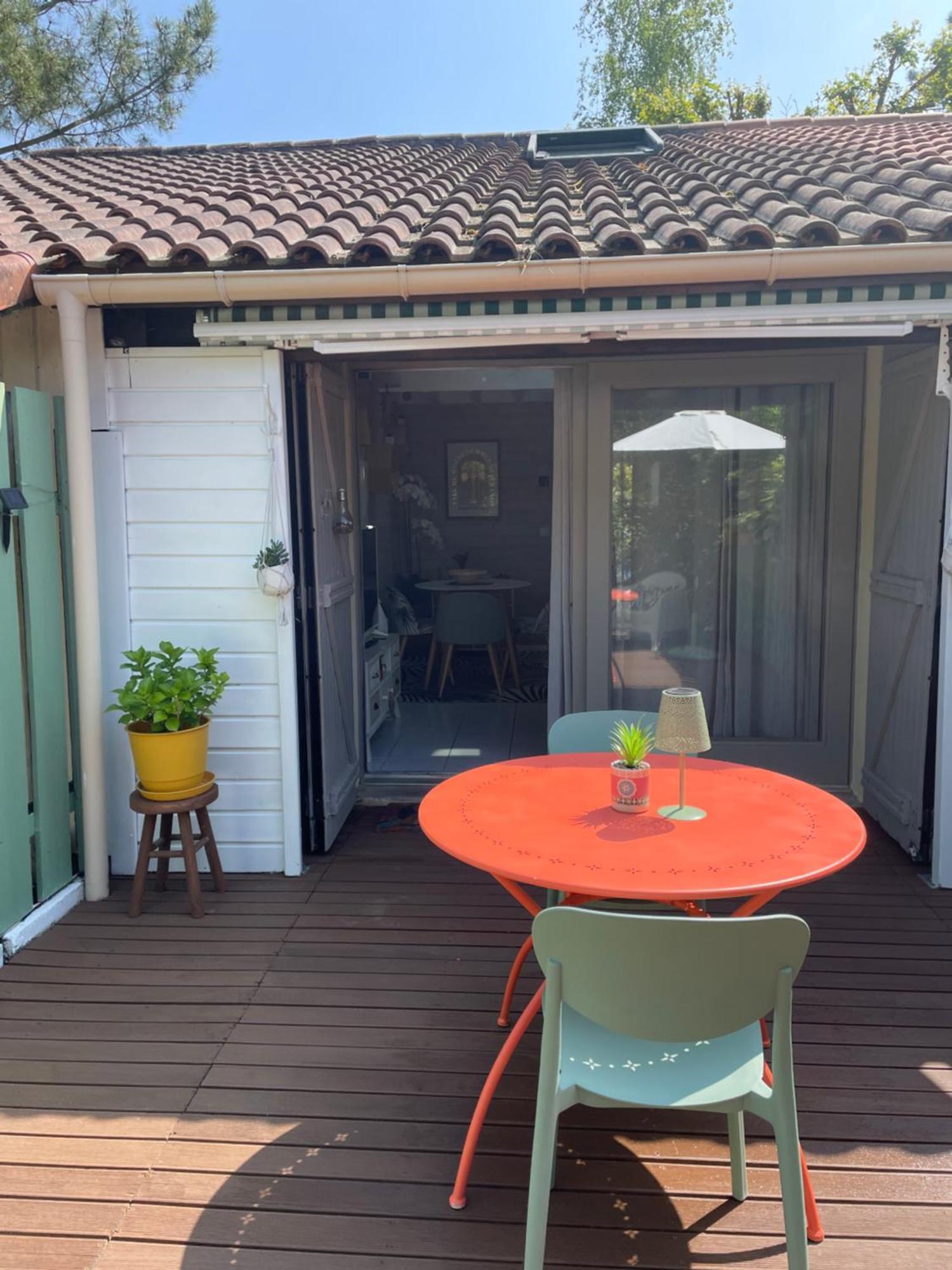 Jolie Maison Au Golf Lacanau Esterno foto